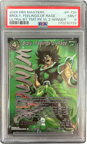 Broly, Feelings of Rage PSA 9
