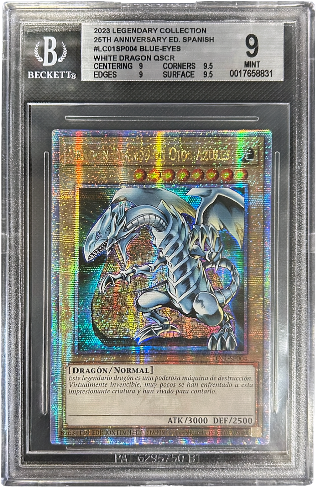 Dragón Blanco de Ojos Azules Beckett 9