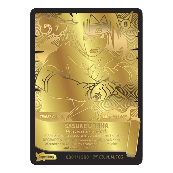 Caja de 24 Sobres Naruto Mythos TCG Second Edition - Ingles - Imagen 2