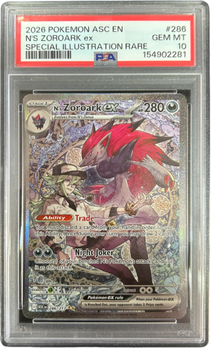 N's Zoroark ex PSA 10