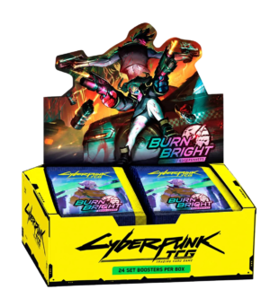 Booster Box Display Edgerunners: Burn Bright - Cyberpunk TCG