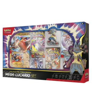 COLECCIÓN MEGA LUCARIO EX CON FIGURA