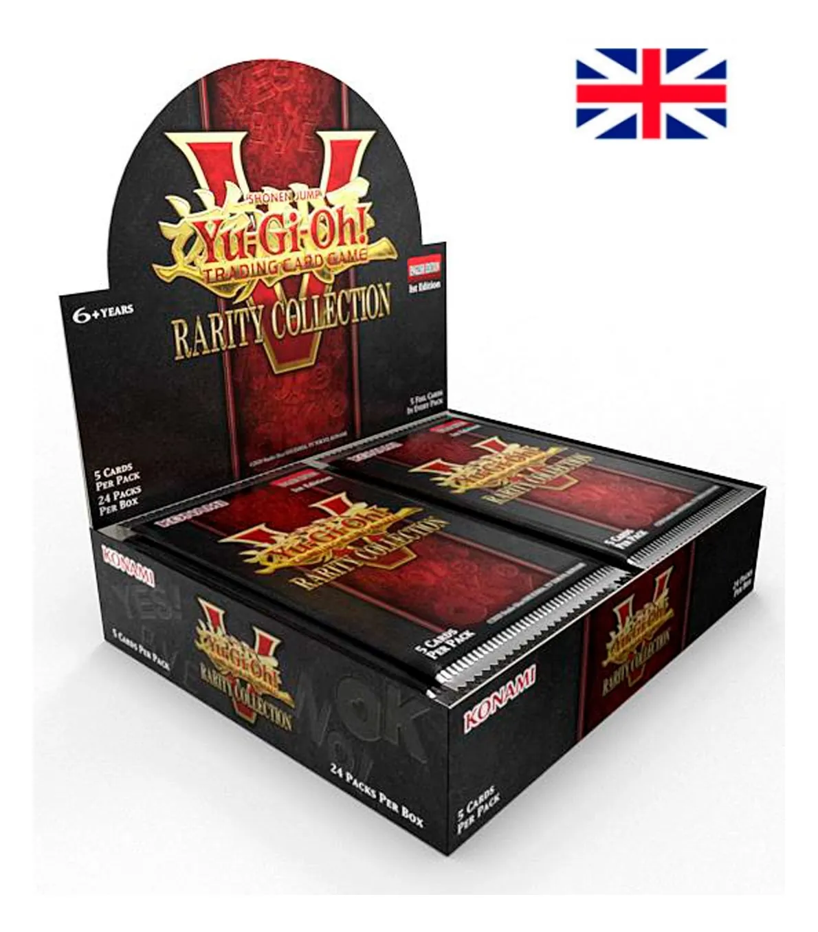 Booster Box Display (24 unidades) Rarity Collection V Inglés - Yu-Gi-Oh!